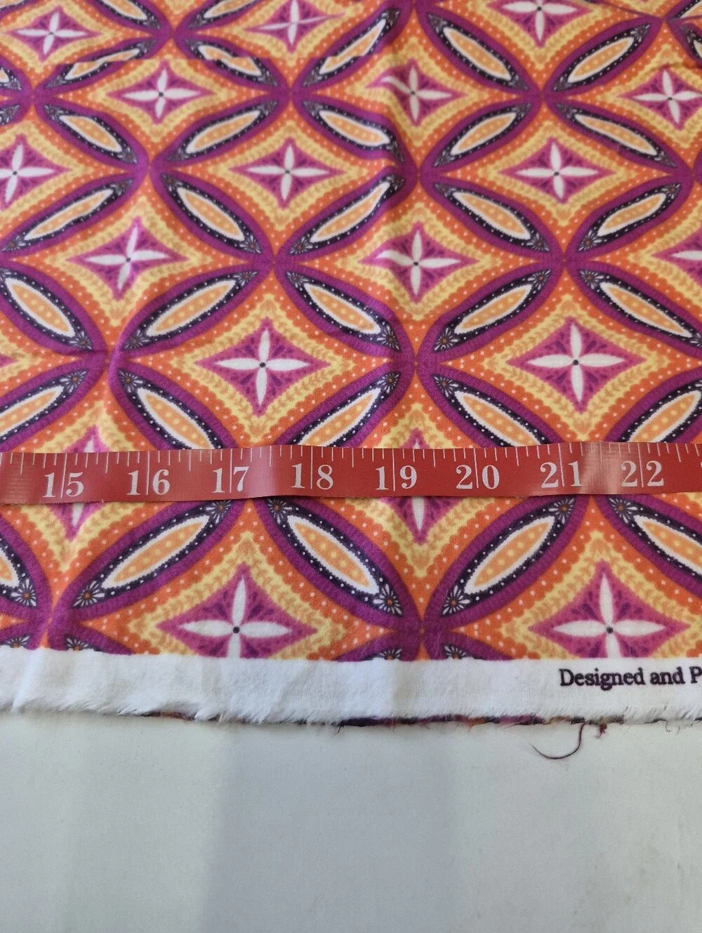 Joann Geometric Flannel Fabric 37x43”